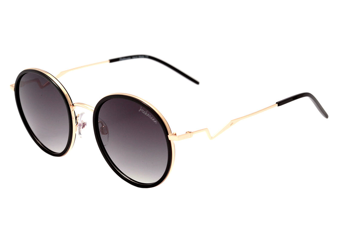 Hickmann HI 3107 A01 PRETO E DOURADO BRILHO/ PRETO DEGRADÊ 52 mm