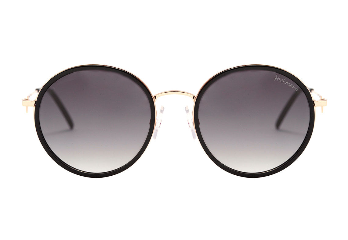 Hickmann HI 3107 A01 PRETO E DOURADO BRILHO/ PRETO DEGRADÊ 52 mm
