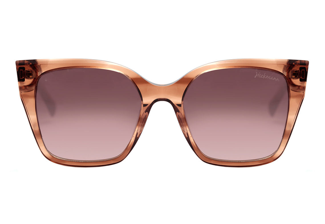 Hickmann HI 9106 E01 Marrom Mesclado Translúcido Brilho / Marrom Degradê - 54 mm