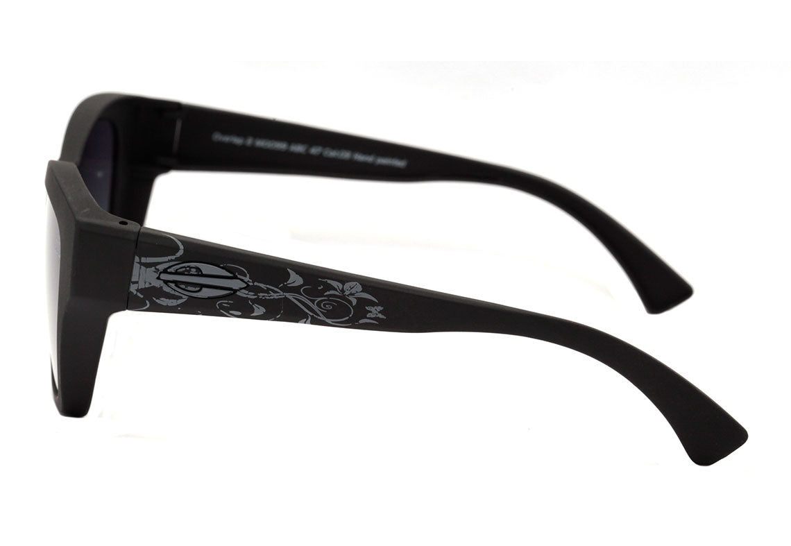 Mormaii Overlap 2 De Sobreposição Preto e Cinza Fosco / Cinza Degradê Polarizado Unico - Lente 5,5 cm