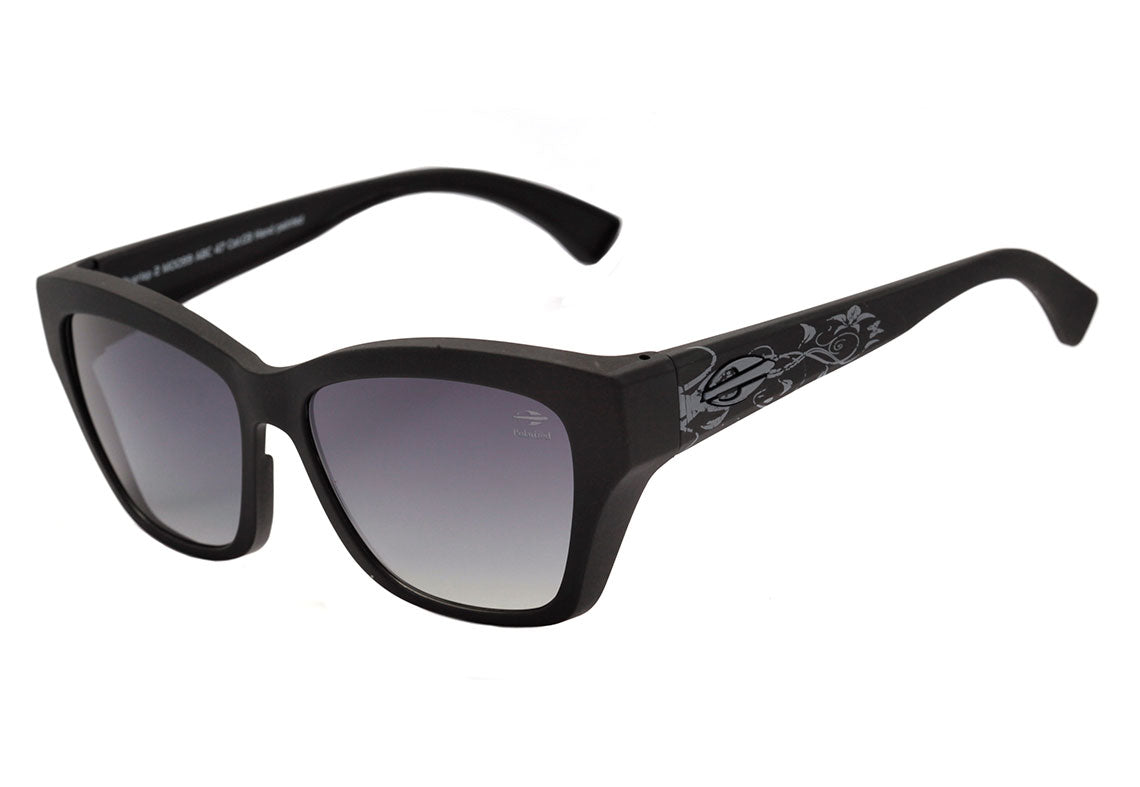 Mormaii Overlap 2 De Sobreposição Preto e Cinza Fosco / Cinza Degradê Polarizado Unico - Lente 5,5 cm