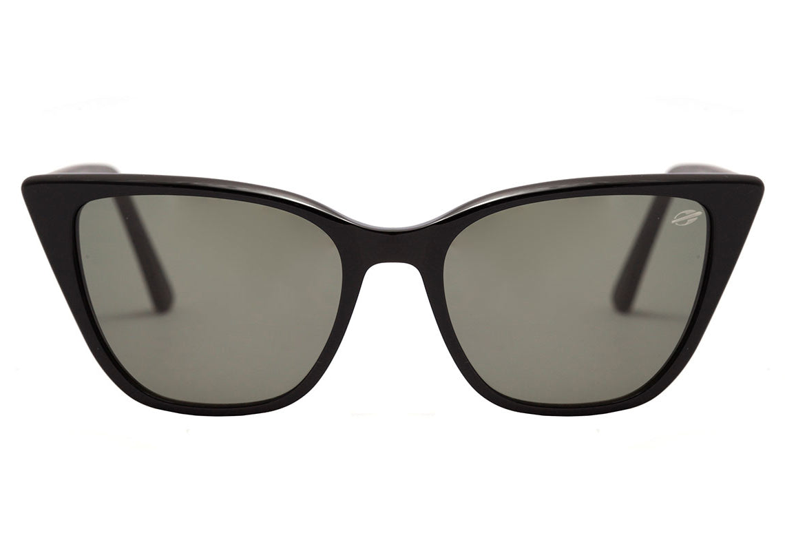 Mormaii Tainah Juanuk M0090 Preto Brilho e Fosco / Verde G-15 Unico - Lente 5,2 cm - Sol