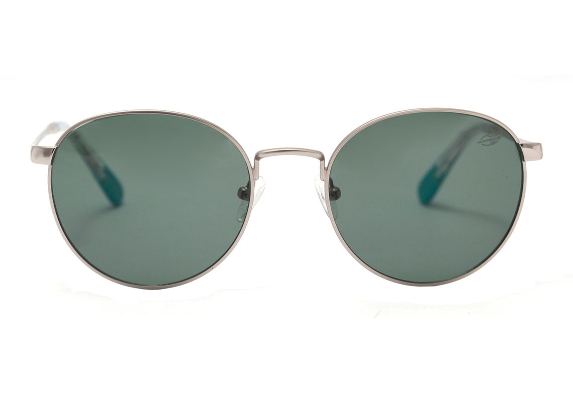 Mormaii Tainah Juanuk M0092 Cinza Fosco e Brilho / Verde G15 Unico - Lente 5,5 cm