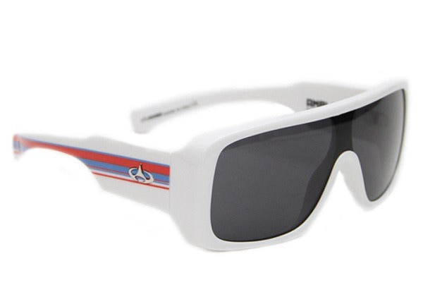 Óculos de Sol Evoke Amplifier White With Red Blue Lines