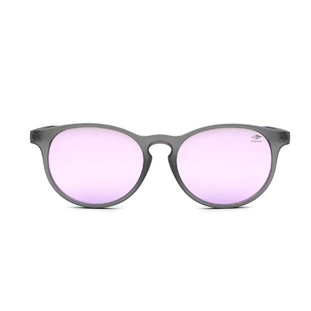 Óculos de Sol Mormaii Ollie Sun NXT Infantil Preto e Lilás Fosco / Lilás Espelhado Polarizado Unico - Lente 4,8 cm