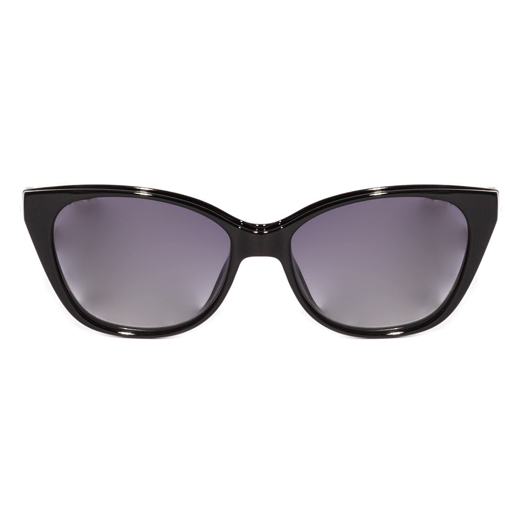 COLCCI BANDY 1 CLIP ON - ÓCULOS DE GRAU PRETO BRILHO/ CINZA DEGRADÊ POLARIZADO Lente 5,2 cm