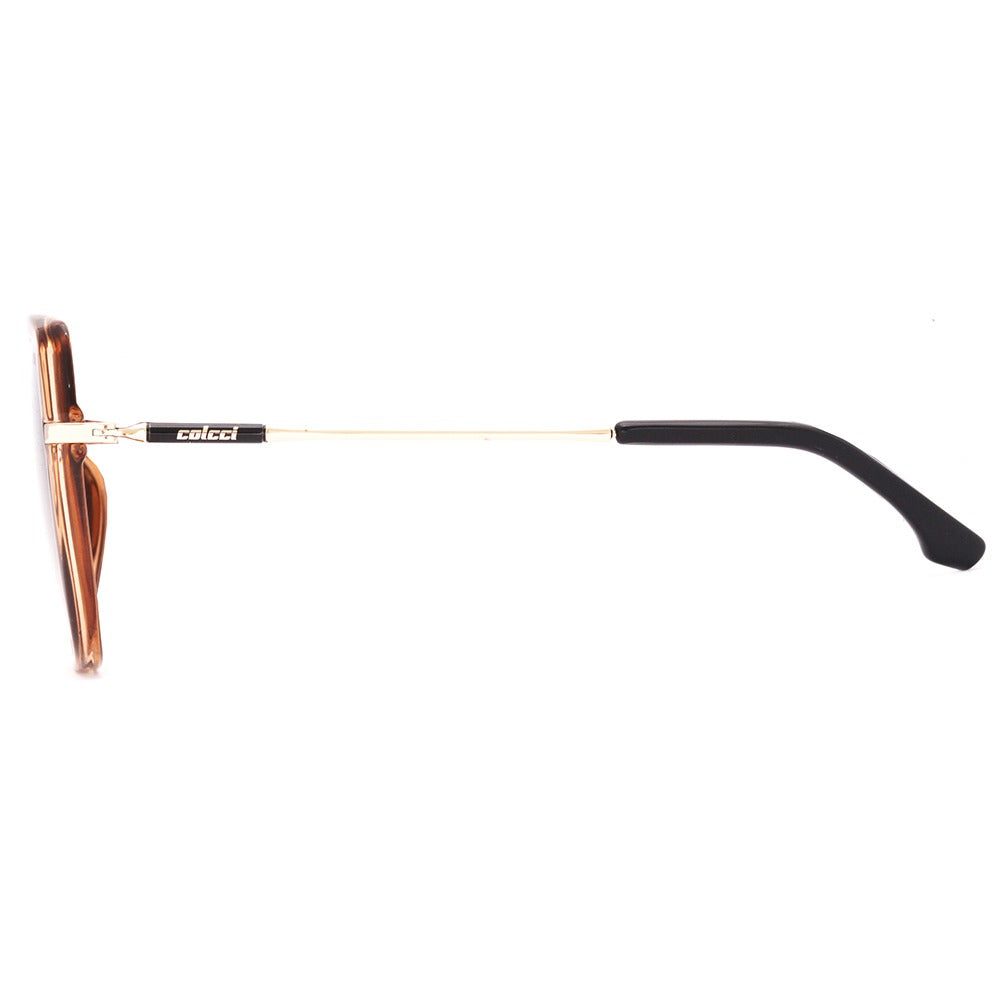 Colcci Stela Marrom Translúcido e Dourado Brilho/ Marrom Degradê - 57 mm