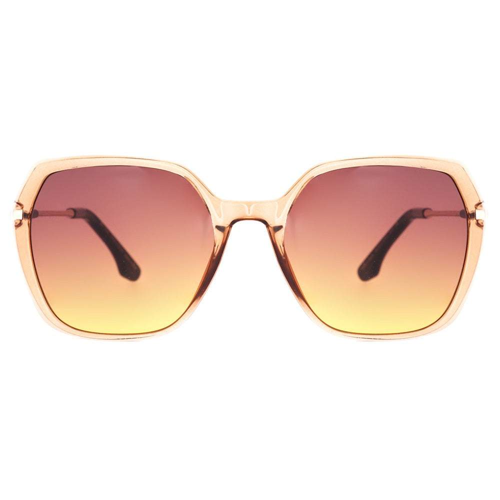 Colcci Stela Marrom Translúcido e Dourado Brilho/ Marrom Degradê - 57 mm