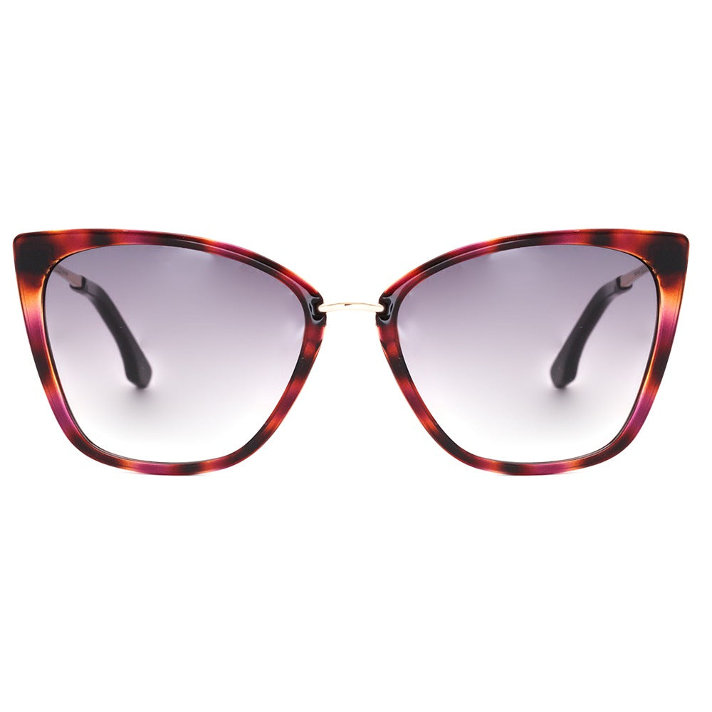 Colcci Aretha Marrom Mesclado e Dourado Brilho/ Preto Degradê - Lente 5,3 cm