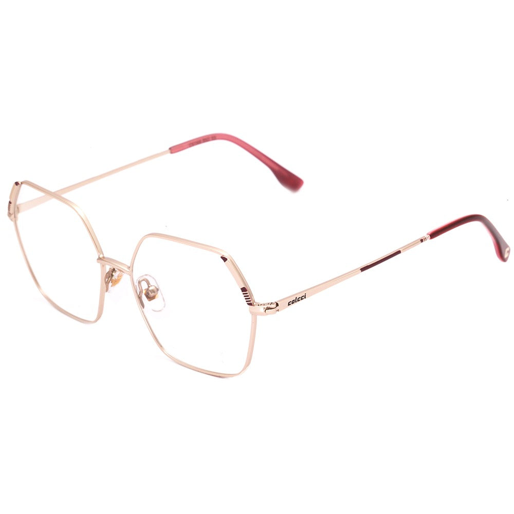 Colcci 6168 Prata e Vinho Brilho - Lente 5,3 cm