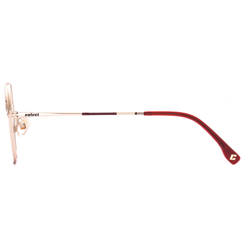Colcci 6168 Prata e Vinho Brilho - Lente 5,3 cm