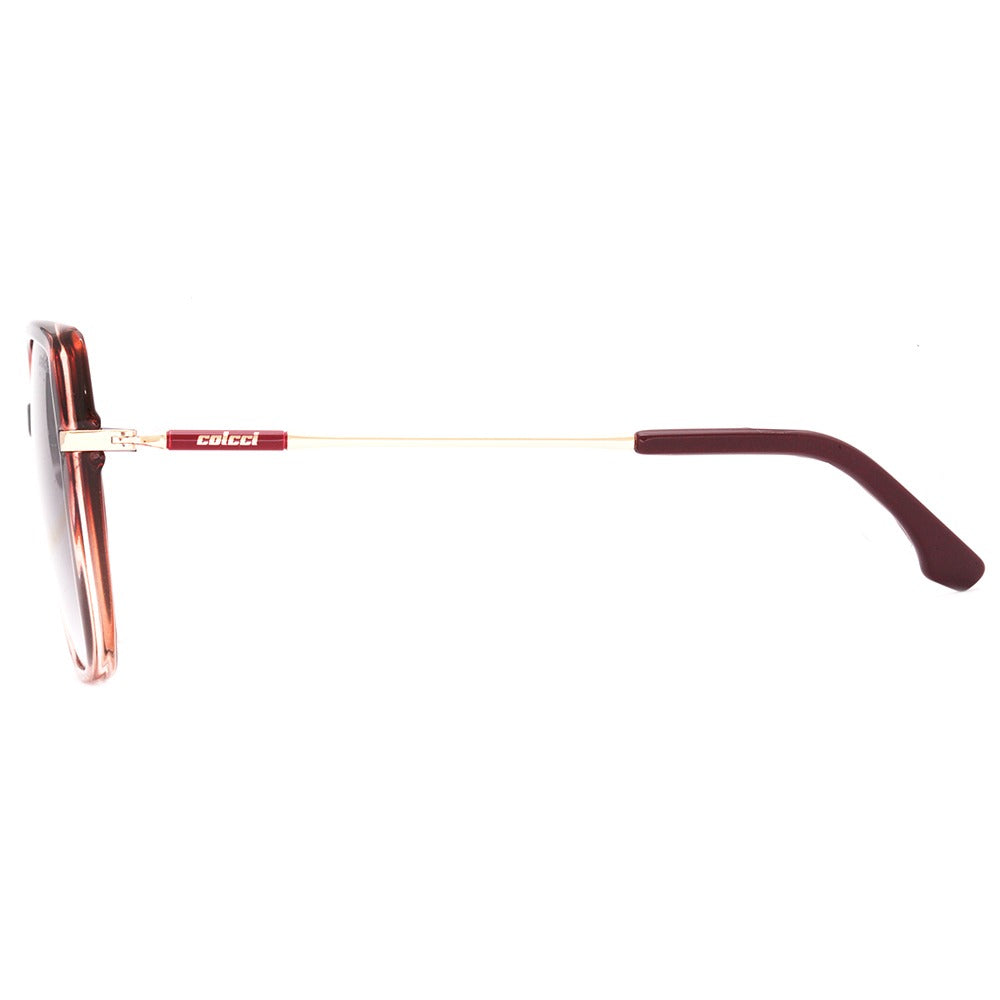 Colcci Stela Marrom Mesclado e Dourado Brilho/ Preto Degradê - 57 mm