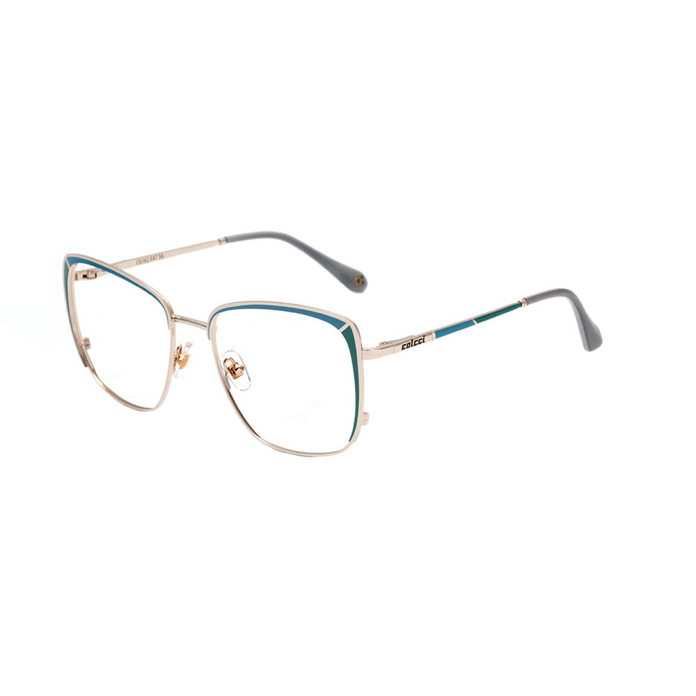 Colcci 6162 Dourado e Verde Brilho - Lente 5,3 cm - Grau