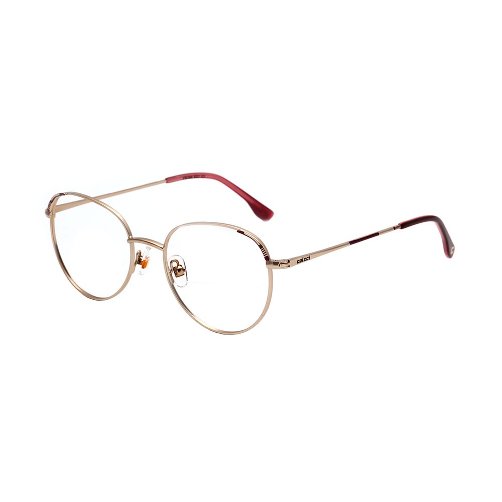 Colcci 6166 Prata e Vinho Brilho - Lente 5,2 cm