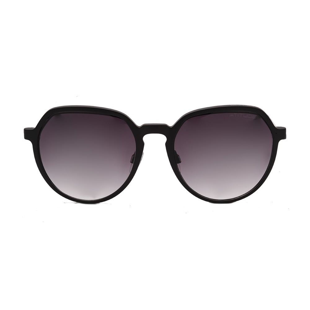 Atitude Riley Clip On 09A Preto Brilho e Fosco Preto Degradê - Grau - 55 mm