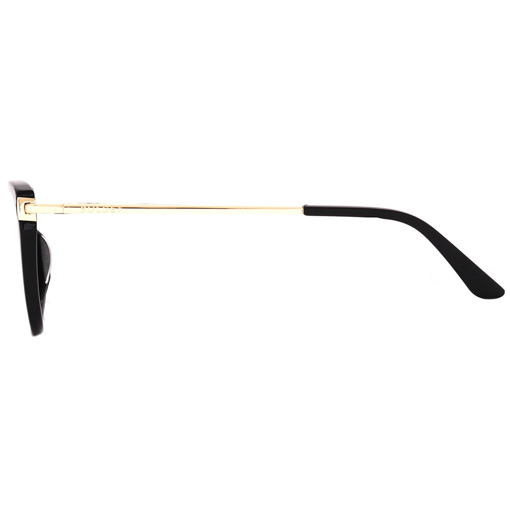 Óculos da Grau Bulget BG7100 A01 Preto e Dourado Brilho - 55 mm