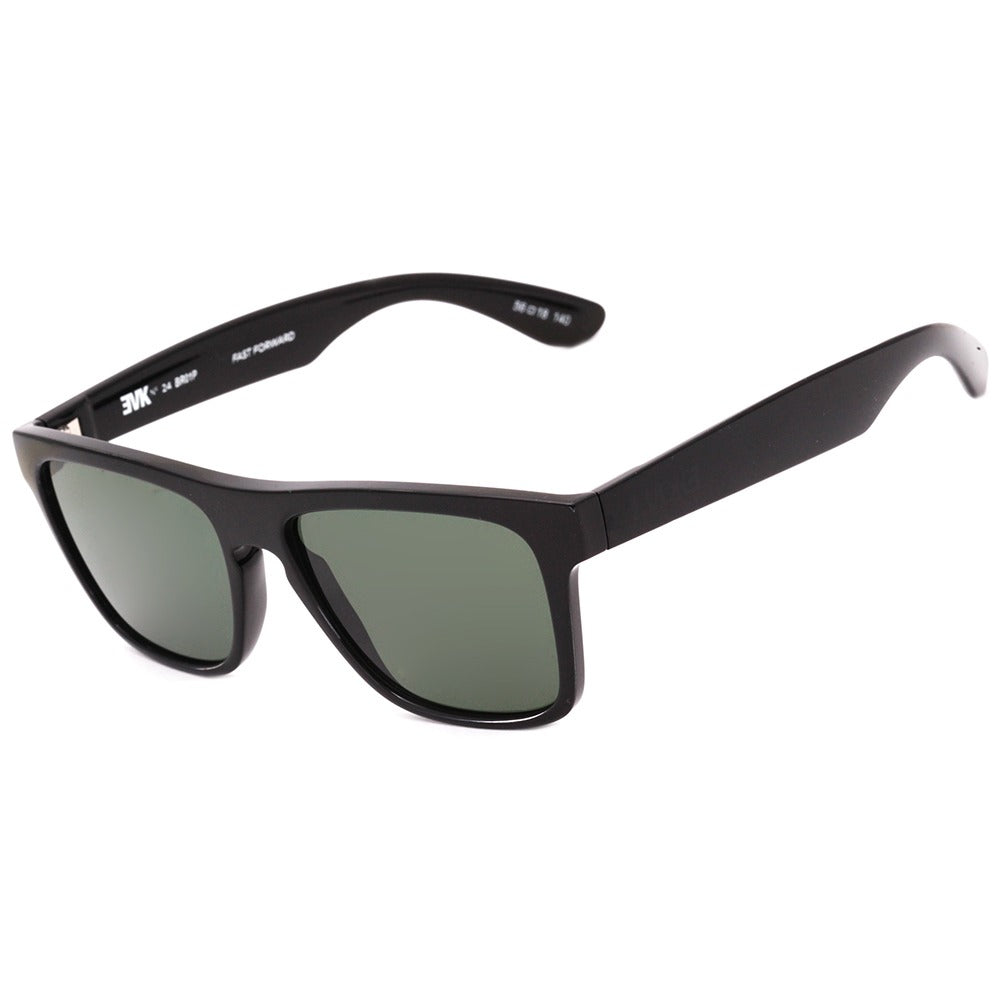 Evoke EVK 24 BR001P Matte Black/ G15 Polarized - Lente 5,6 cm - Sol