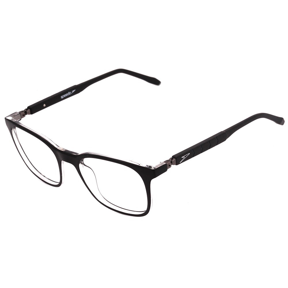 Speedo SP7034 A01 Preto e Transparente Brilho - 52 mm