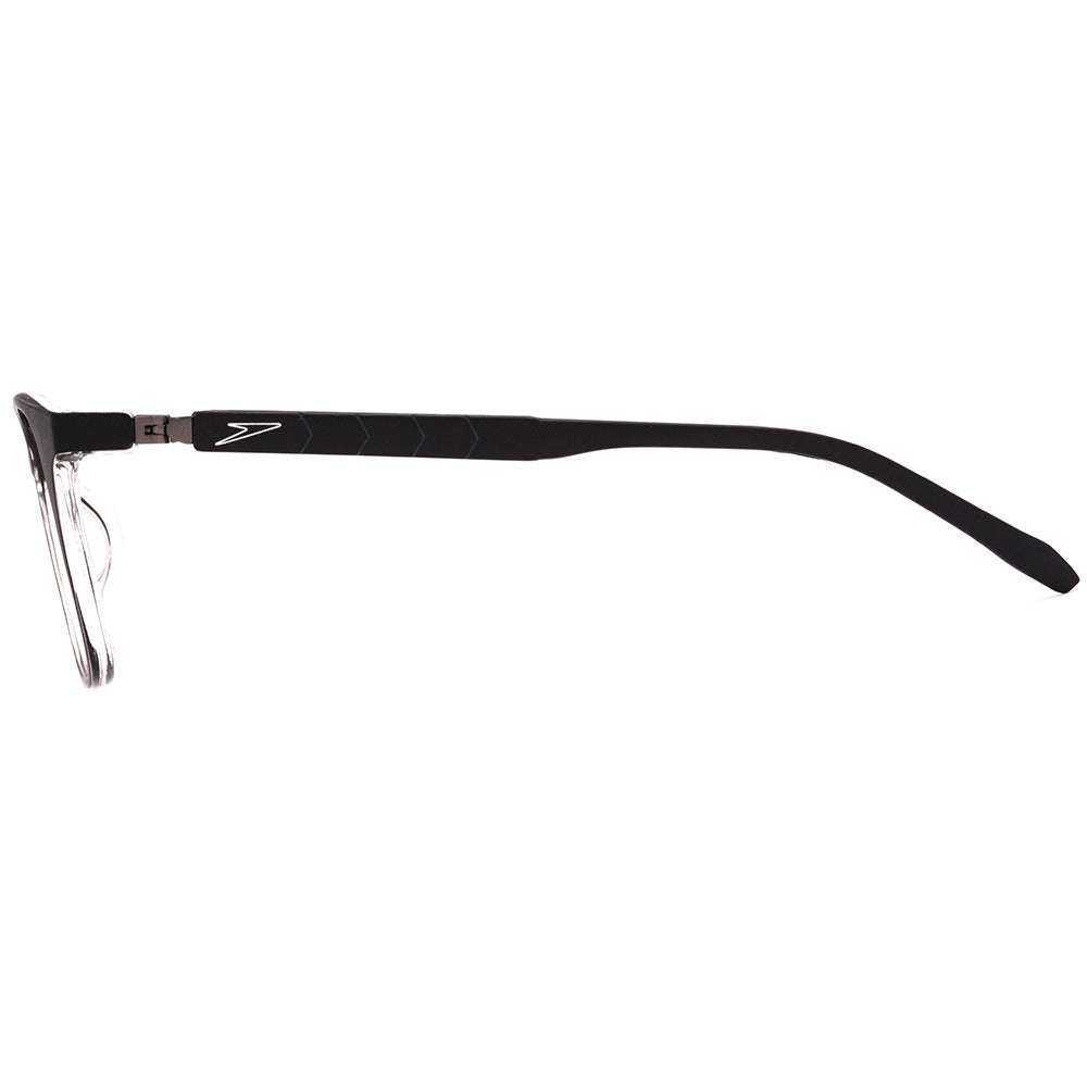 Speedo SP7034 A01 Preto e Transparente Brilho - 52 mm