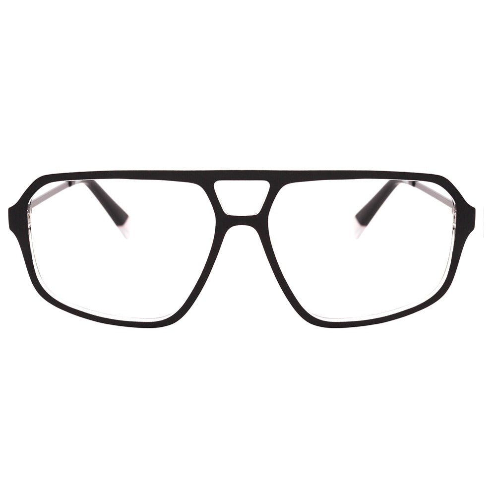 Speedo SP7036 A01 Preto Fosco e Transparente Brilho - 56 mm - Grau