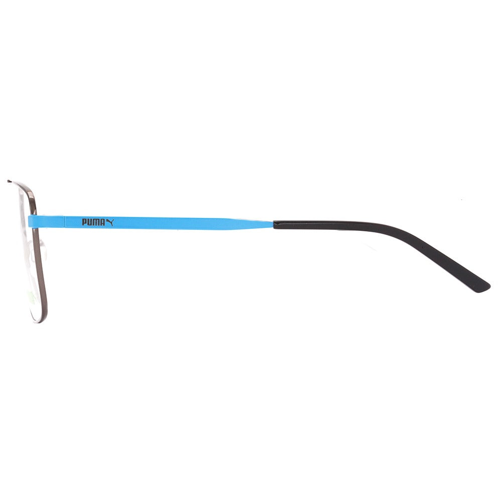 Puma PU0216O 003 Cinza Brilho e Azul Fosco - 58 mm