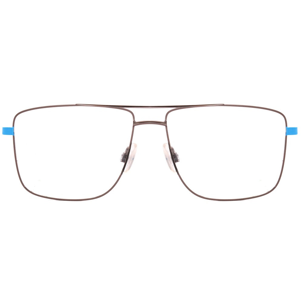 Puma PU0216O 003 Cinza Brilho e Azul Fosco - 58 mm