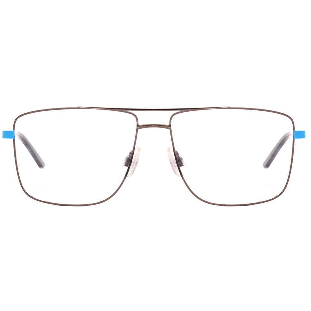 Puma PU0216O 003 Cinza Brilho e Azul Fosco - 58 mm