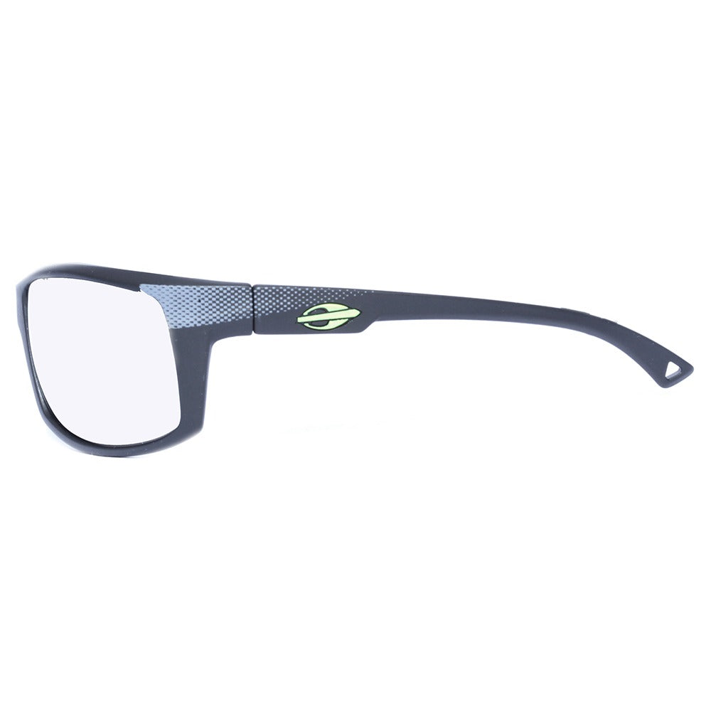 Mormaii Dublin Preto e Cinza Fosco/ Prata Espelhado - Lente 6,3 cm