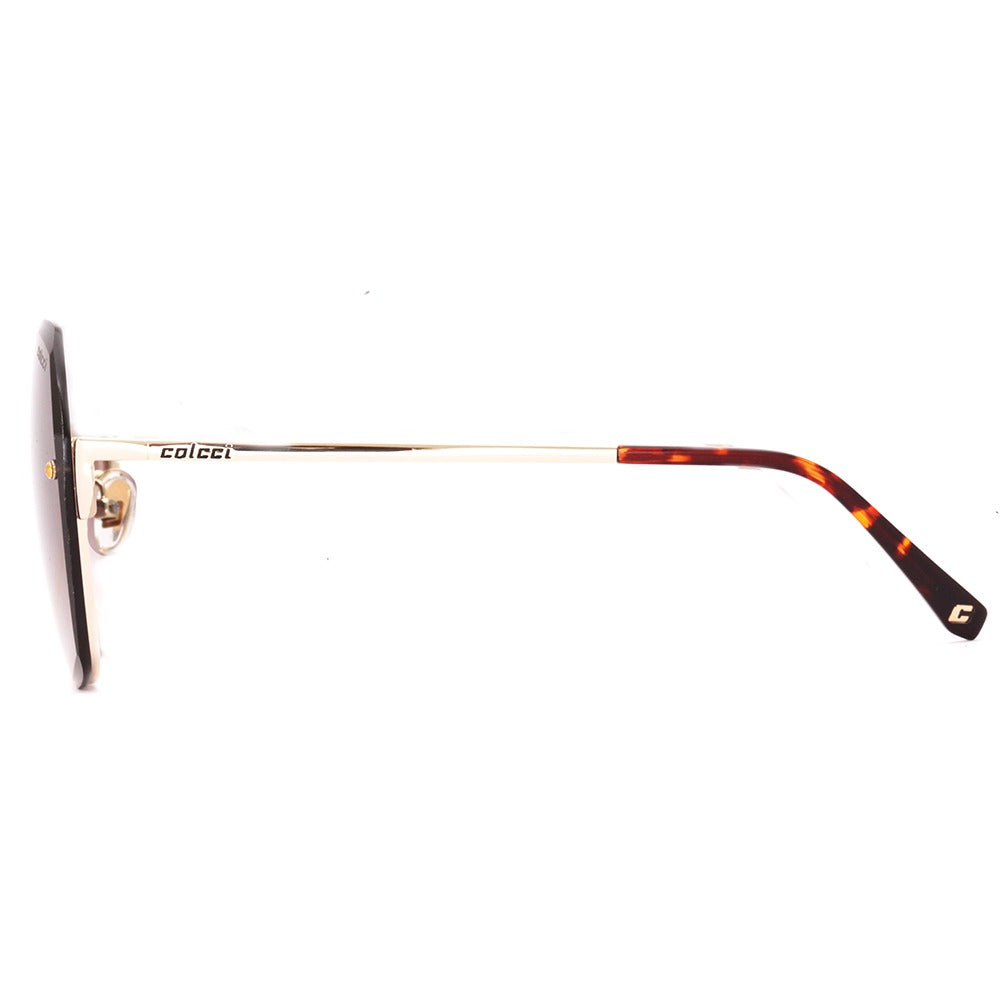 Colcci C0192 Dourado Brilho/ Marrom Degradê - Lente 6,0 cm