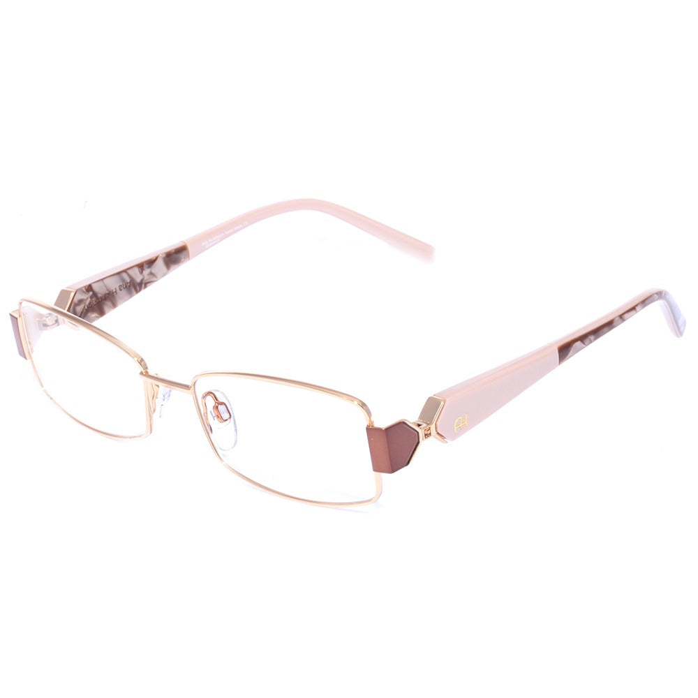 Ana Hickmann AH1160 04GS Duo Fashion Dourado e Marrom Brilho - Grau - 52 mm