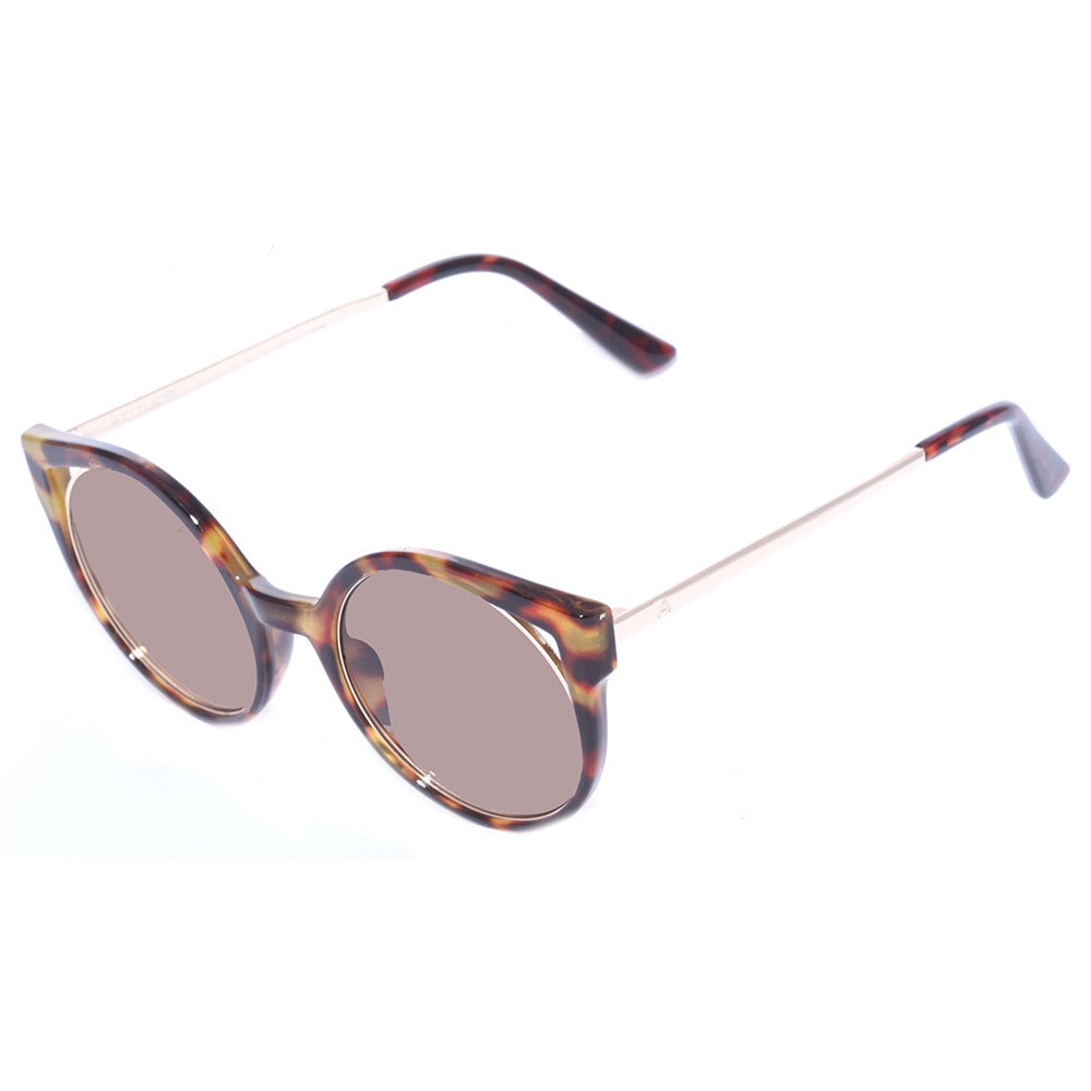 Atitude AT 5374 G21 Marrom Mesclado e Dourado Brilho/ Marrom Degradê - Lente 5,0 cm - Sol