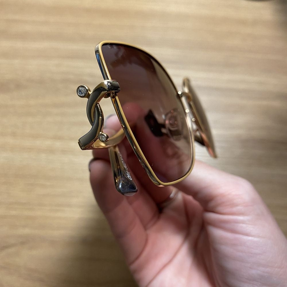 Anima Sou Chic 08A Dourado Brilho Marrom Degradê  - Sol - 54 mm