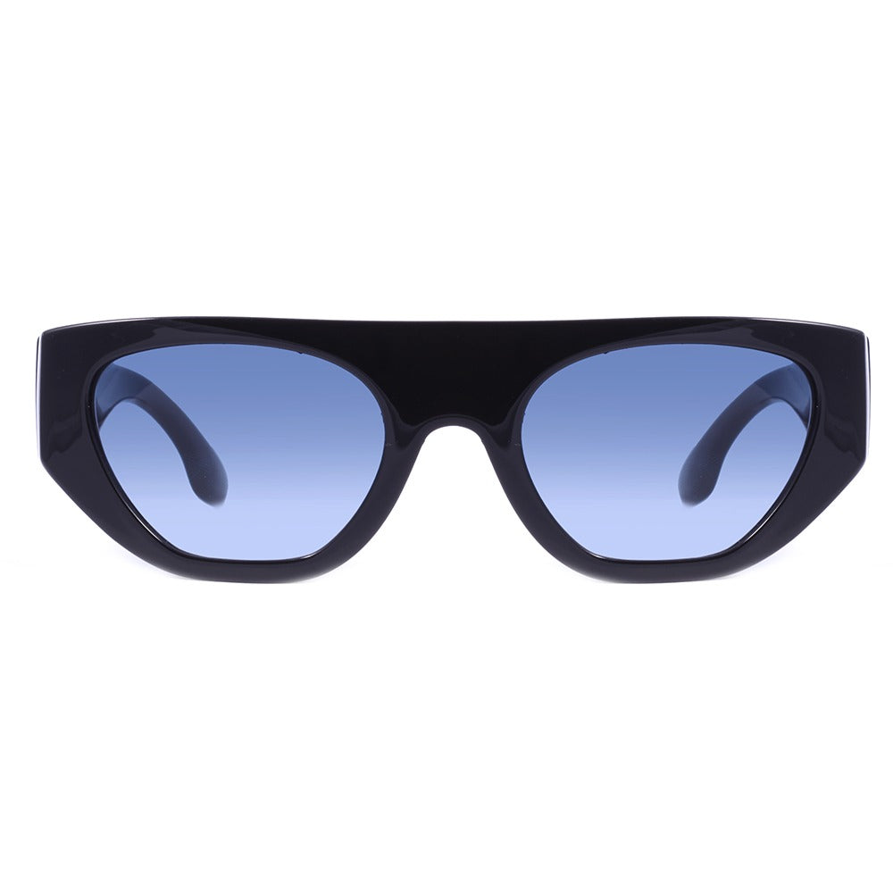 Evoke Kurt A02 Preto Brilho Azul Degradê - Sol - 52 mm