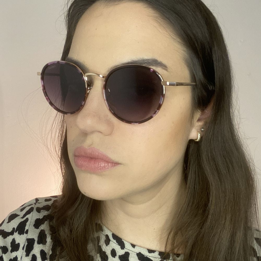 Colcci C0211 Rose Brilho/ Preto Degradê - Lente 5,2 cm