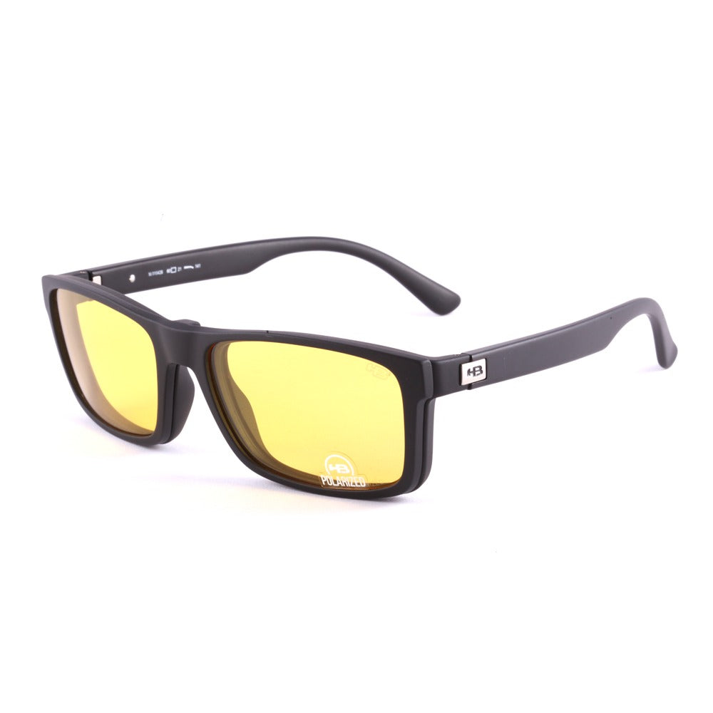 HB Switch Clip on 0426 Matte Black/ Gray/ Night Drive  - Grau Lente 60 mm