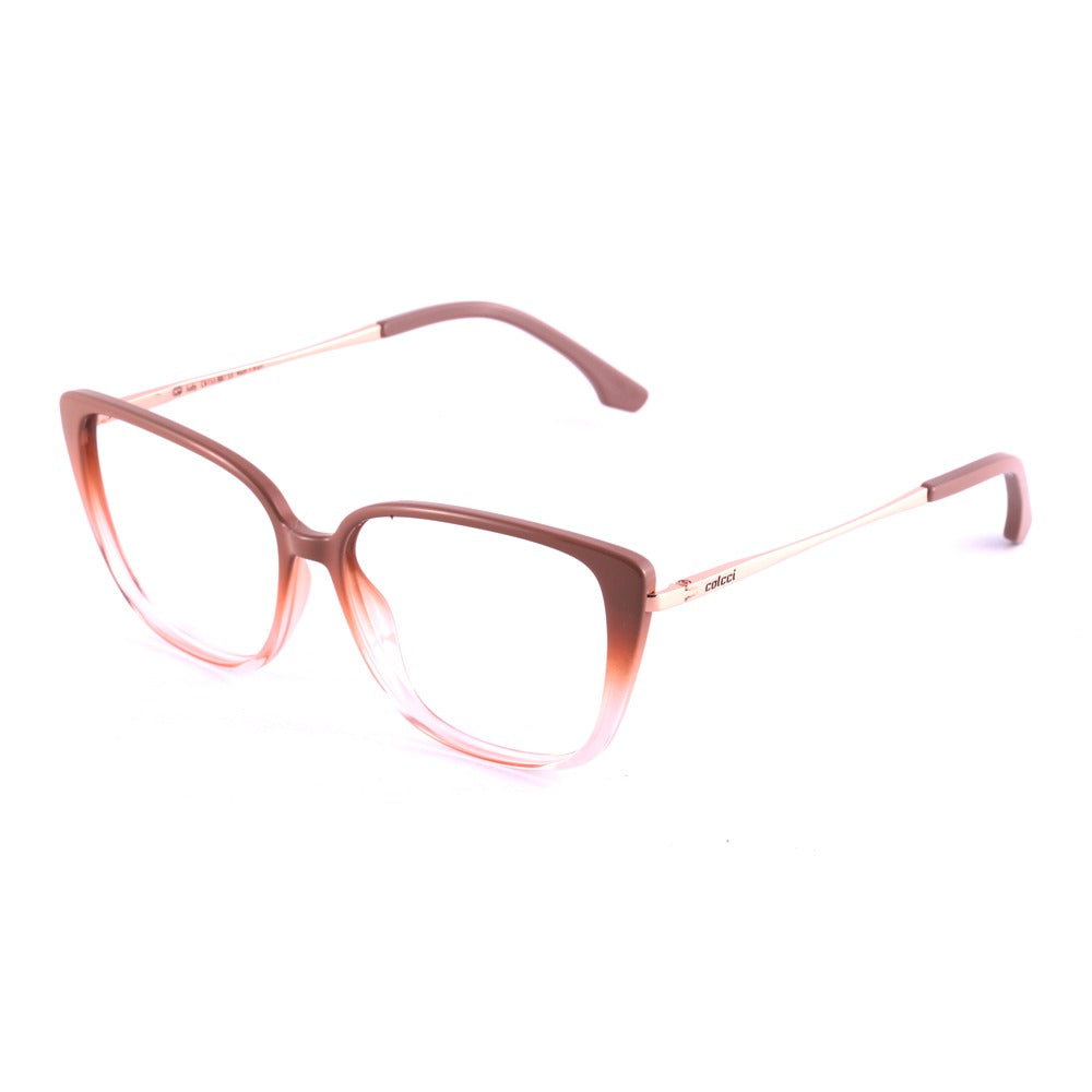 Colcci Camila Queiroz Judy Nude Degradê Translúcido Brilho - Lente 5,5 cm - Grau