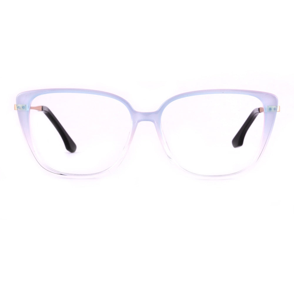 Colcci Camila Queiroz Judy Branco Degradê Translúcido Brilho - Lente 5,5 cm - Grau