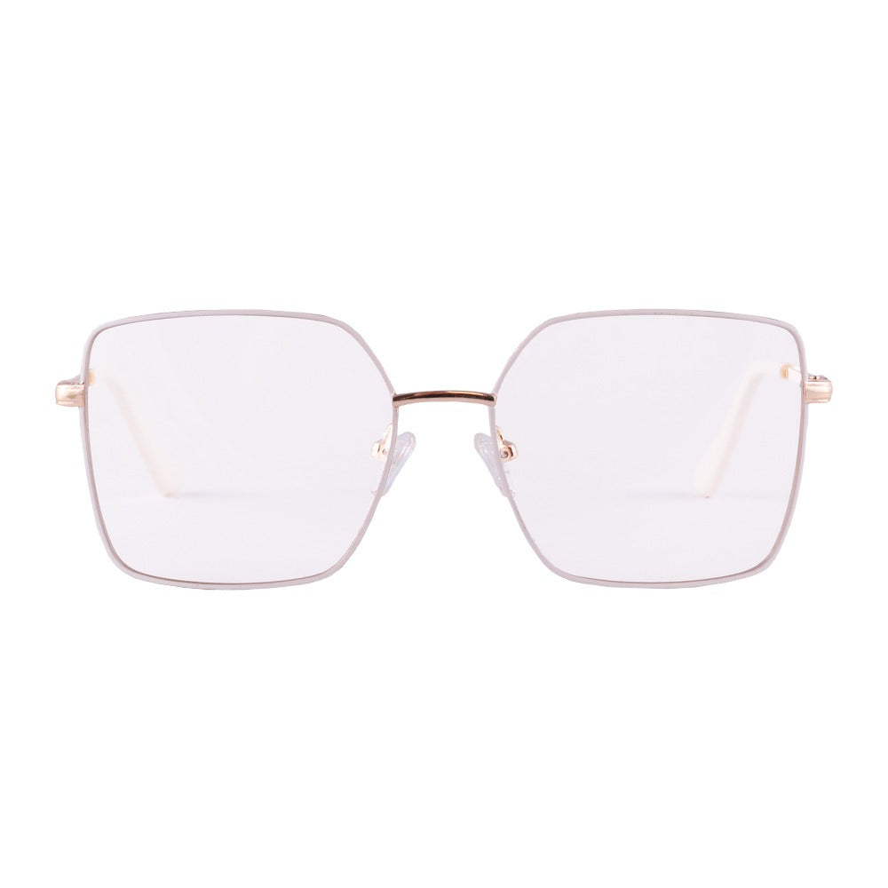 Wee W0245 Clip On Branco e Dourado Brilho/ Preto Polarizado - Lente 5,4 cm