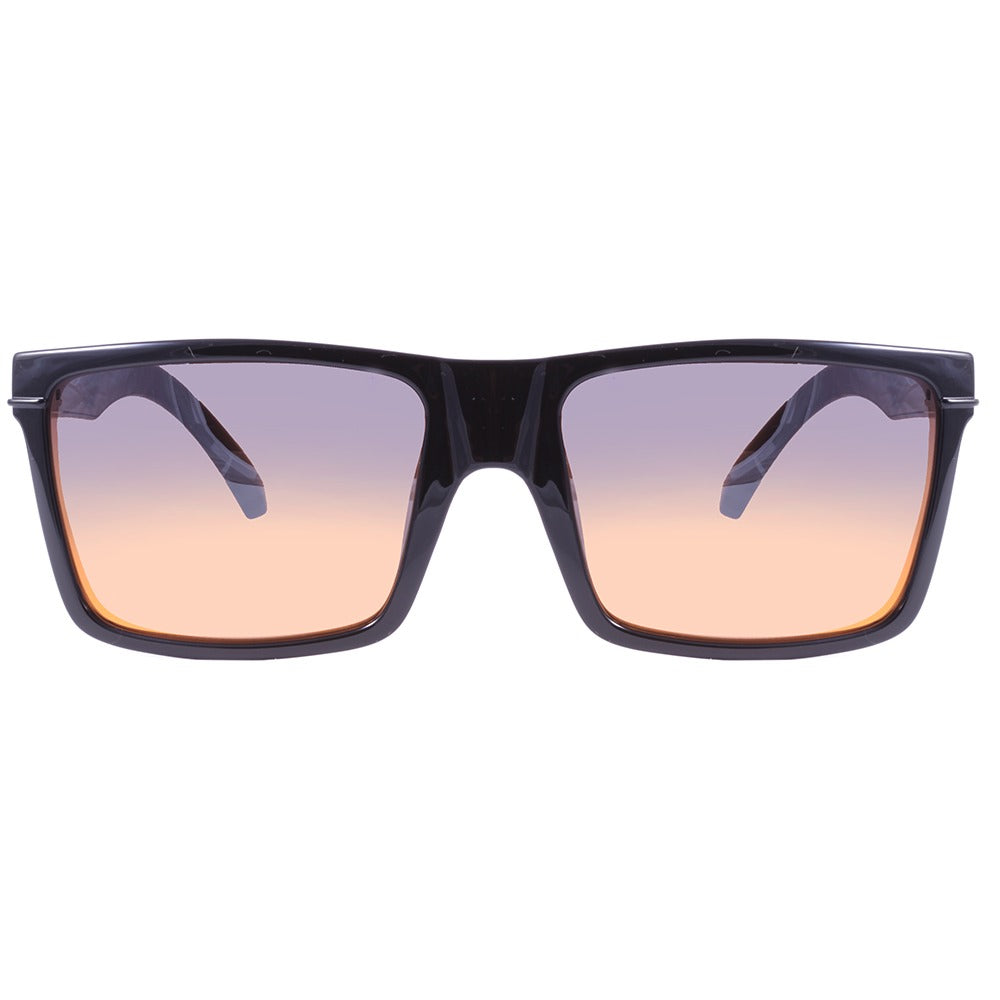 Colcci Adam Preto Brilho/ Laranja Degradê - Lente 6,1cm