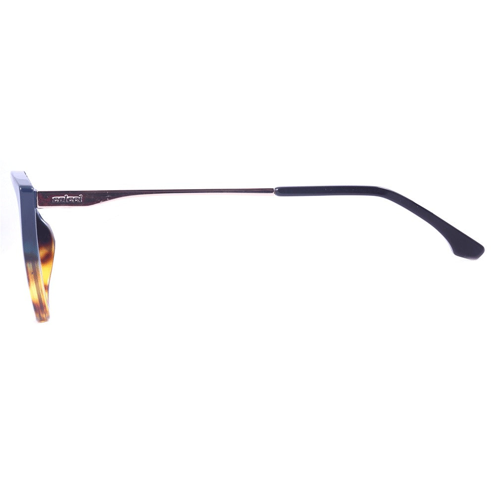 Clip On Colcci Bandy 4 Azul e Marrom Mesclado Brilho/ Preto Degradê - Lente 5,7 cm - Grau