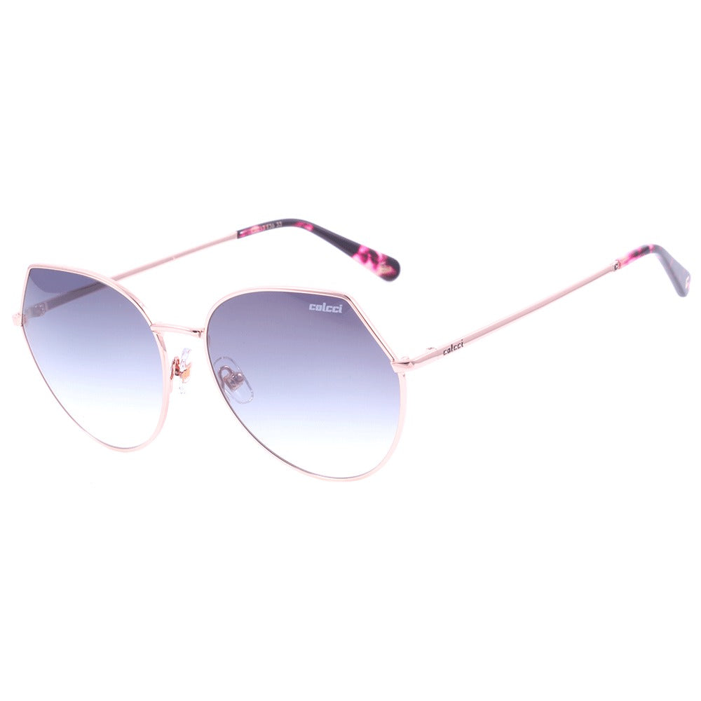 Colcci C0213 Rose Brilho/ Preto Degradê - Lente 6,0 cm - Sol