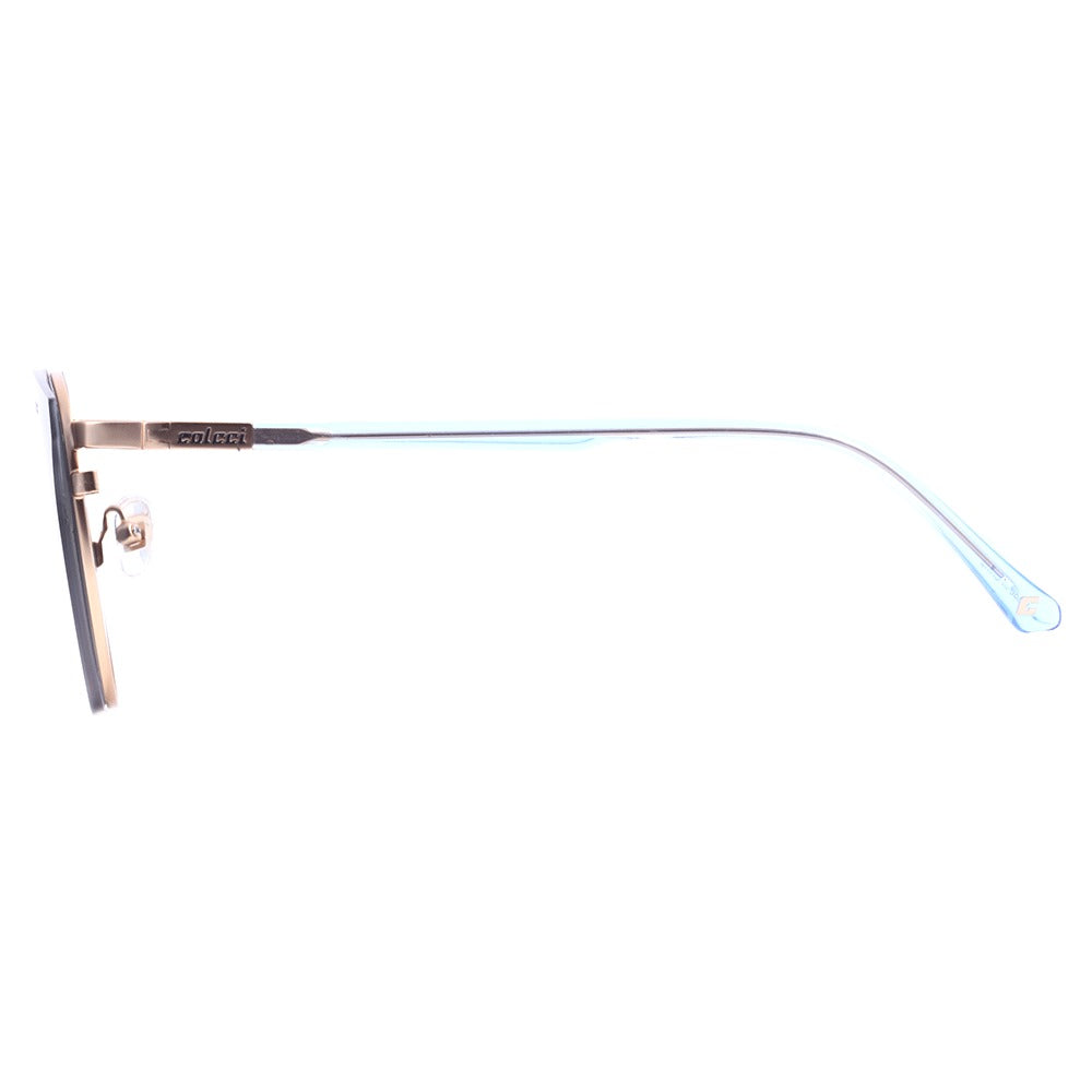 Colcci 0215 Dourado Fosco e Azul Brilho/ Azul Degradê - Lente 6,1 cm - Sol