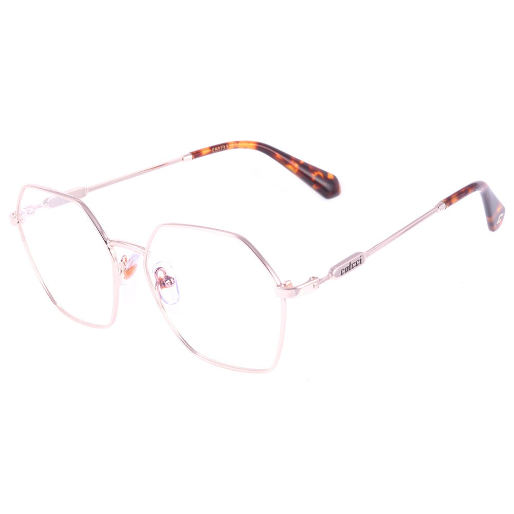 Colcci C6173 Dourado Brilho - Lente 5,3cm - Grau