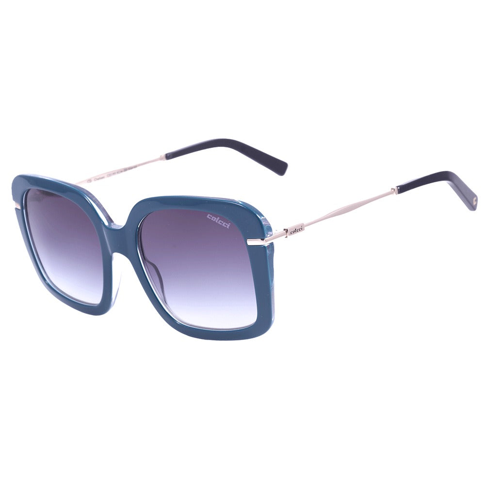 Colcci Camila Queiroz Chelsea Verde Brilho/ Preto Degradê - Lente 5,4 cm - Sol