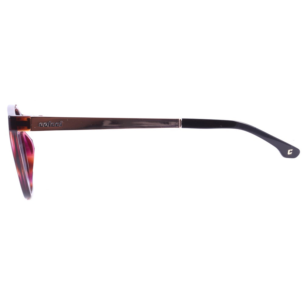 Colcci Cora Marrom e Roxo Mesclado Brilho/ Cinza Degradê - Lente 5,2cm