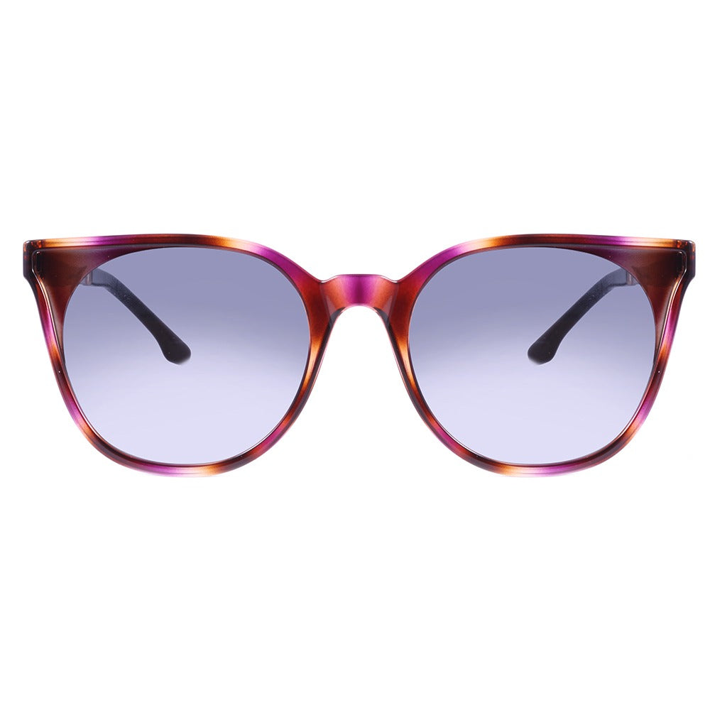 Colcci Cora Marrom e Roxo Mesclado Brilho/ Cinza Degradê - Lente 5,2cm