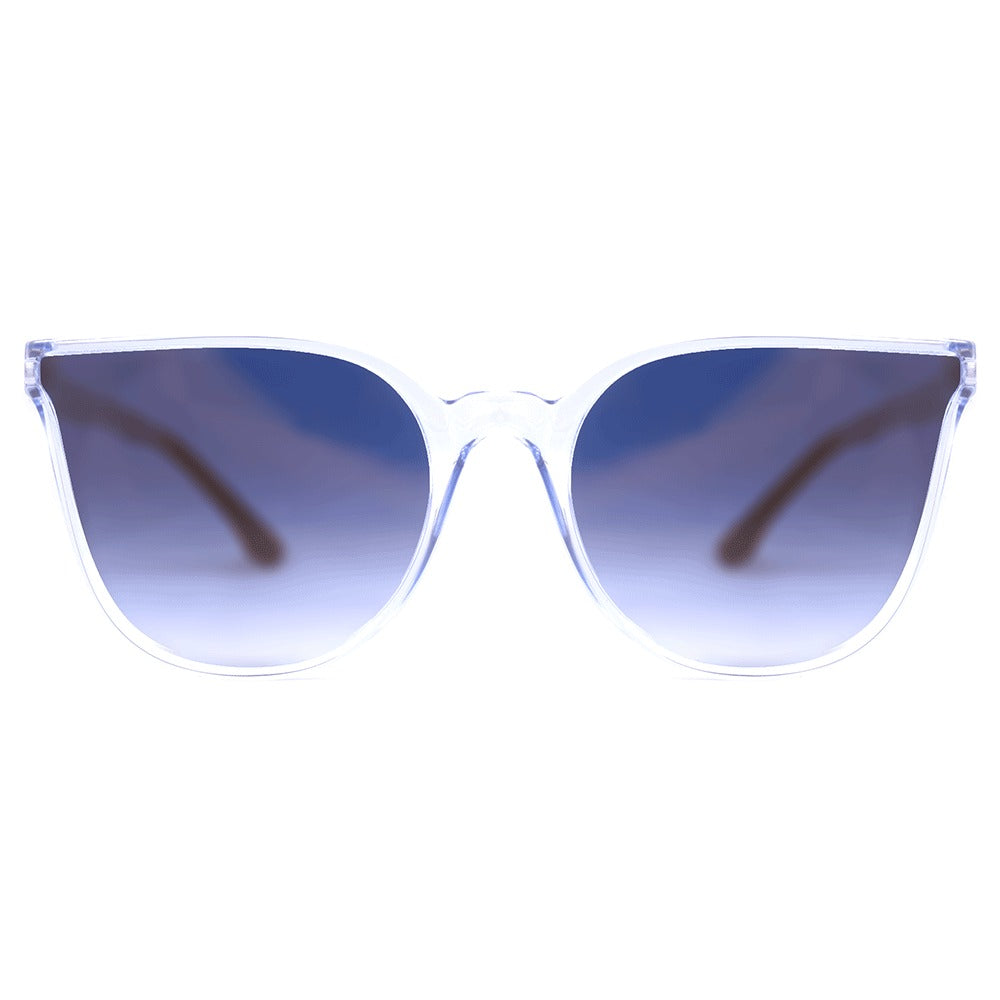 Colcci Cora Azul Translúcido Brilho/ Azul Degradê - 52 mm - Sol