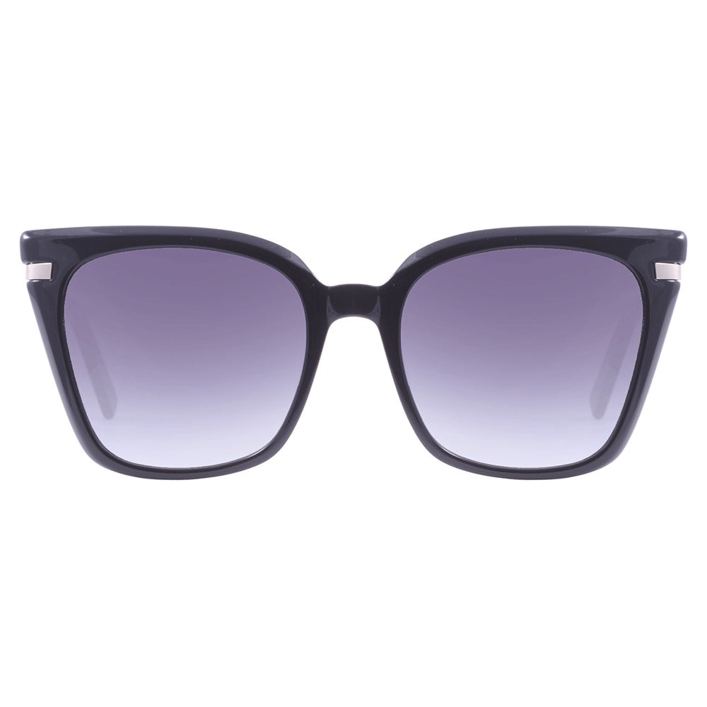 Colcci Dani Preto e Branco Brilho/ Preto Degradê - 54 mm - Sol