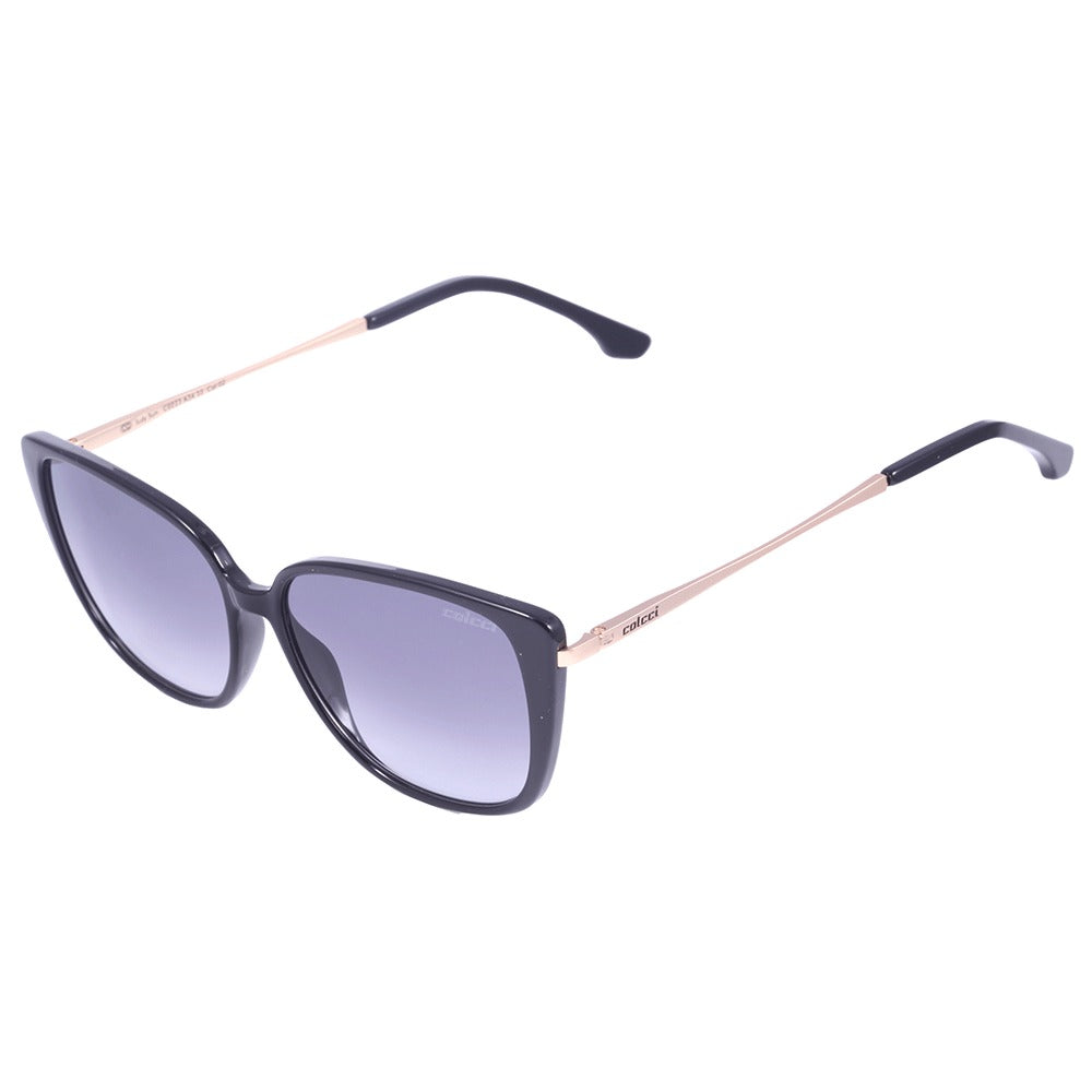 Colcci Camila Queiroz Judy Sun Preto e Dourado Brilho/ Preto Degradê - Lente 5,4 cm - Sol