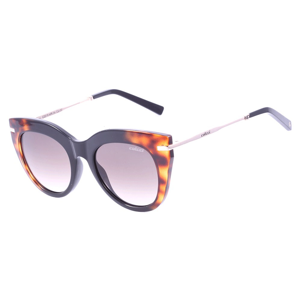 Colcci Karen Preto e Marrom Mesclado/ Preto degradê 4,8 cm - Sol